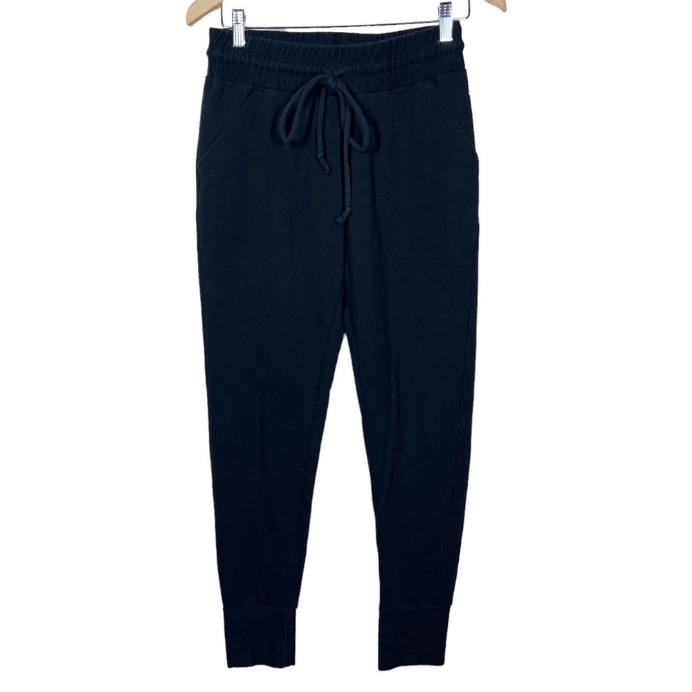 Free People Movement Womens Sunny Skinny Black Sweatpants Joggers Size Small